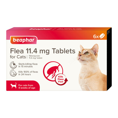Beaphar Flea Tablets for Cats 6 Tablets